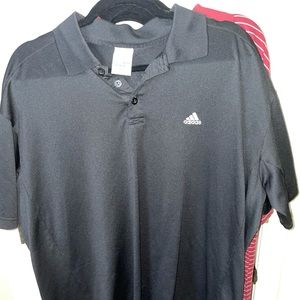 Black Adidas Golf Polo - L